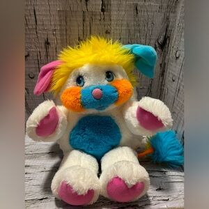 1986 Vintage White Popple. 12” Plush